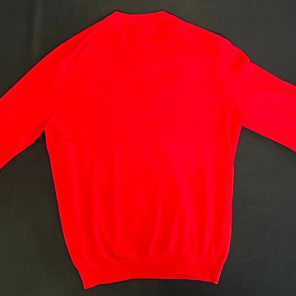 Lacoste Cotton Sweater (Red) - Picture 5 of 6